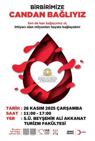 KAN BAĞIŞI KAMPANYASI GERÇEKLEŞTİRİLDİ 